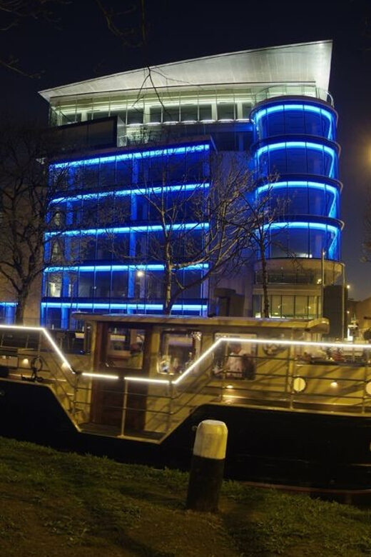 Dublin: Grand Canal Cruise with Dinner - Boarding at Grand Canal Jetty (Mespil Road) and What the Barge Feels Like
