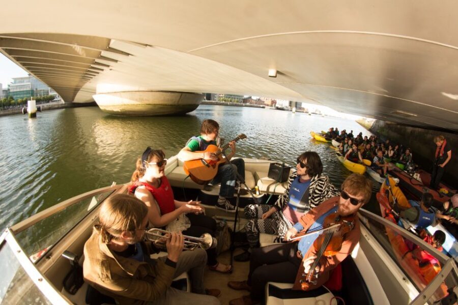 Dublin: Music Under the Bridges Kayaking Tour - Sit-on-top kayaks and the skills you actually need