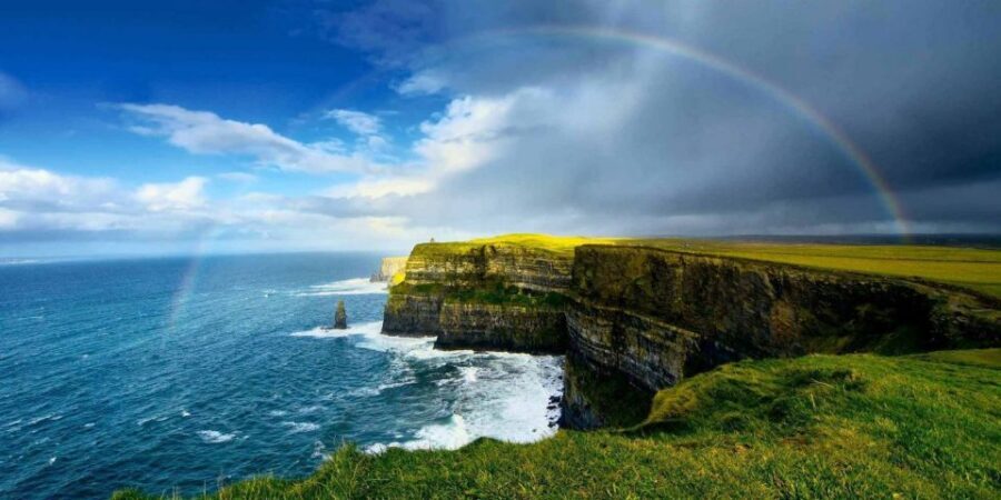From Galway: 12:00 PM Guided Cliffs of Moher Tour - Luxury Coach Comfort on a Scenic Burren-to-Coast Route