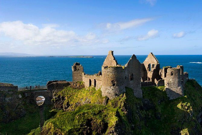 Giant Causeway, Dark Hedges & Whiskey Distillery tour from Dublin - Dunluce Castle: Pyke-style cliff views on the north coast